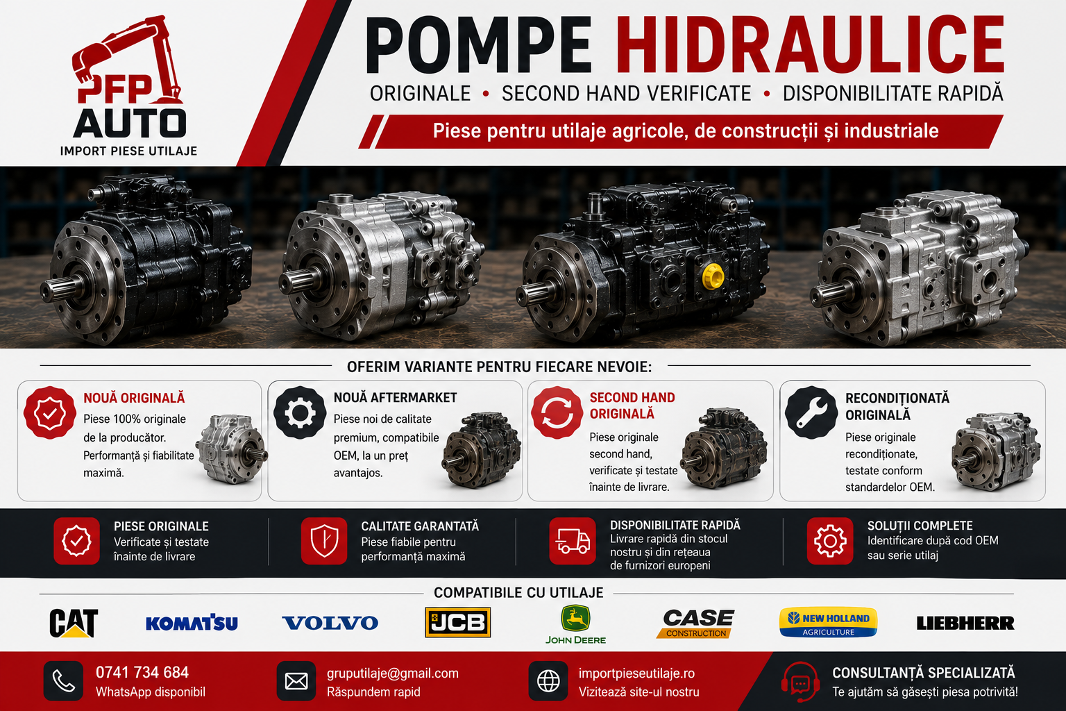 Cum identifici corect o pompă hidraulică?