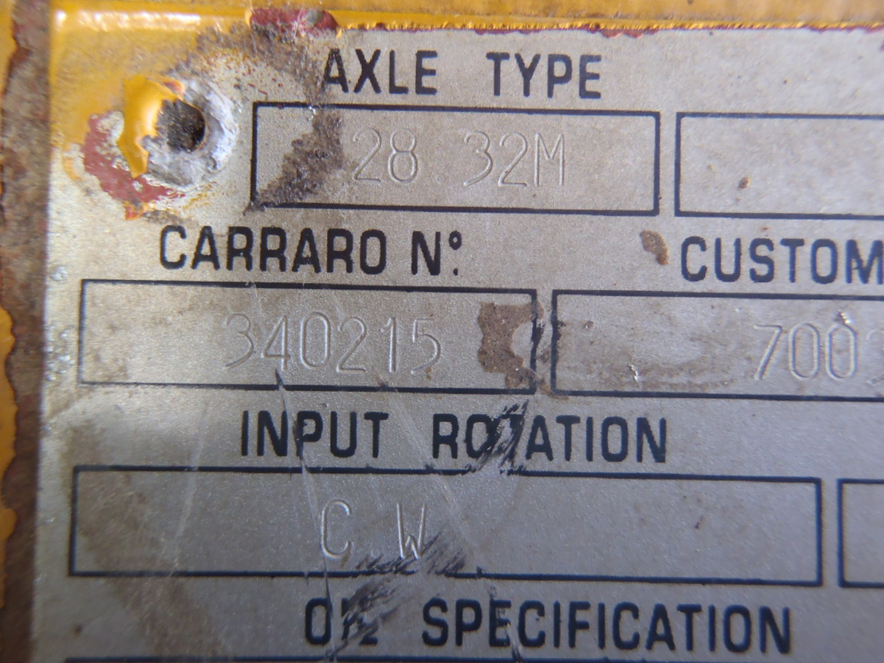 Punte spate Hydrema 906D (Carraro 28.32M) - 4555h